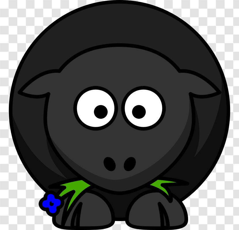 Black Sheep Clip Art - Free Content - Cartoon Transparent PNG