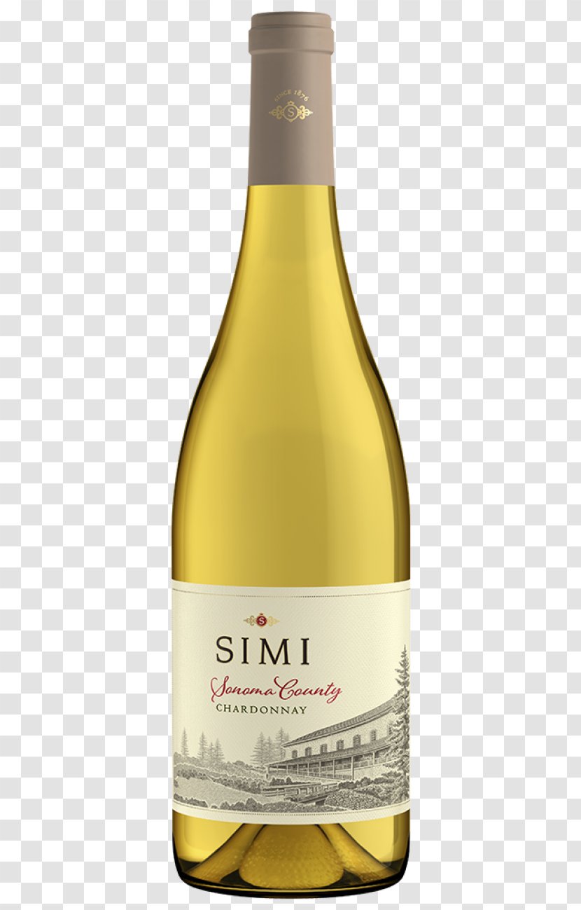 Simi Winery Sonoma Chardonnay - Wine Bottle Transparent PNG