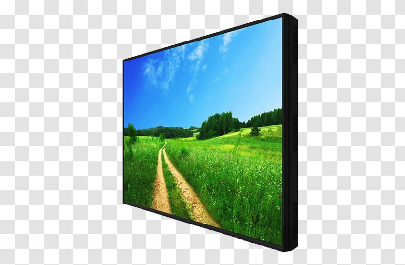 Computer Monitors Multimedia Digital Signs Video Wall Display Device - Flat Panel - Point Of Sale Transparent PNG