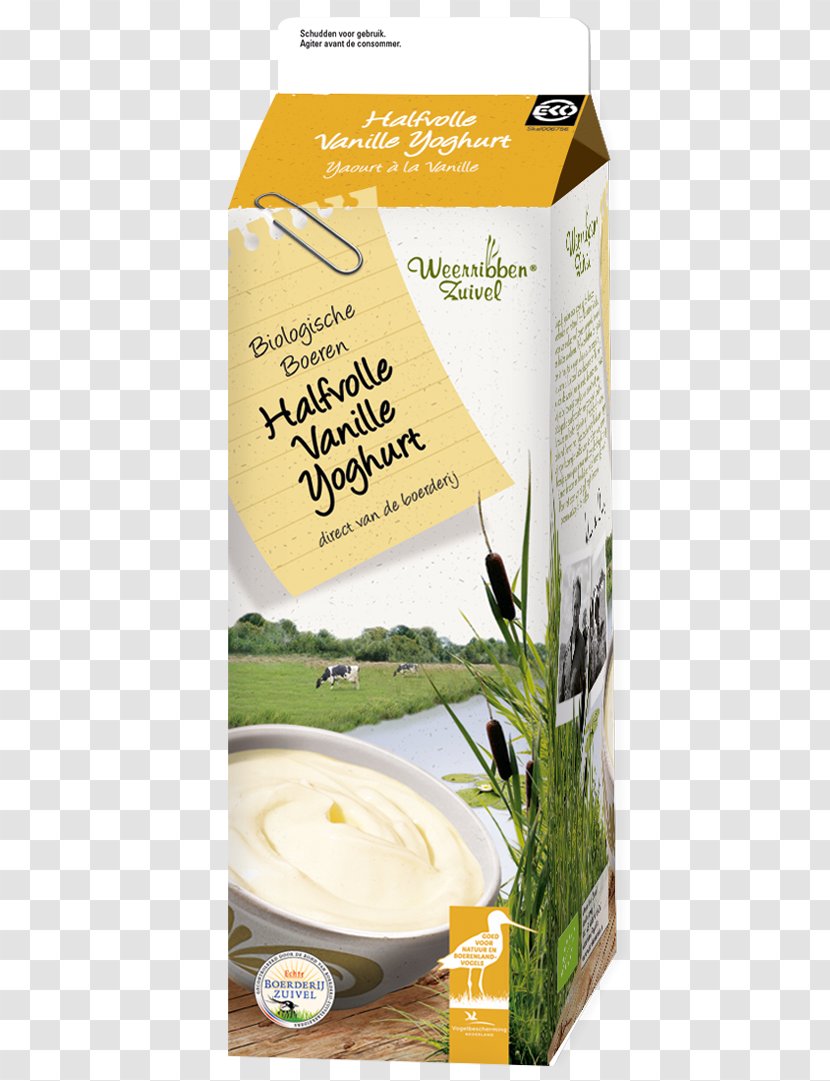 Vegetarian Cuisine Milk Dairy Products Yoghurt De Weerribben - Commodity Transparent PNG