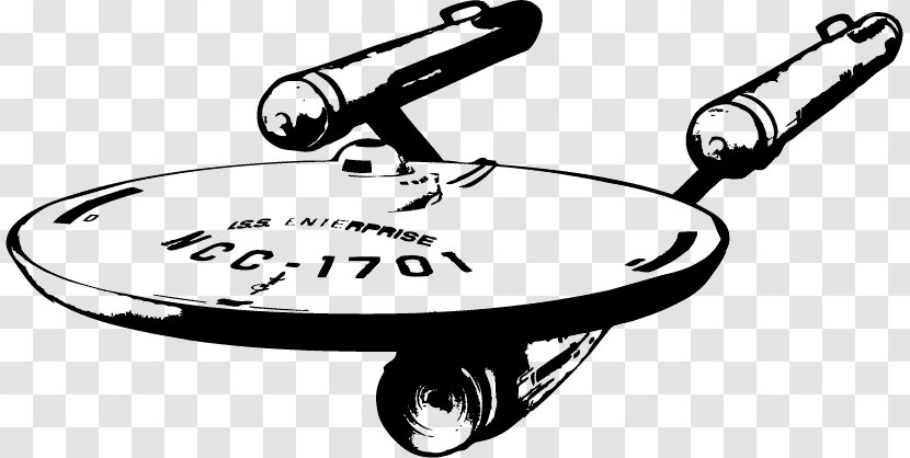 Wall Decal Starship Enterprise Sticker Star Trek - Mural Transparent PNG