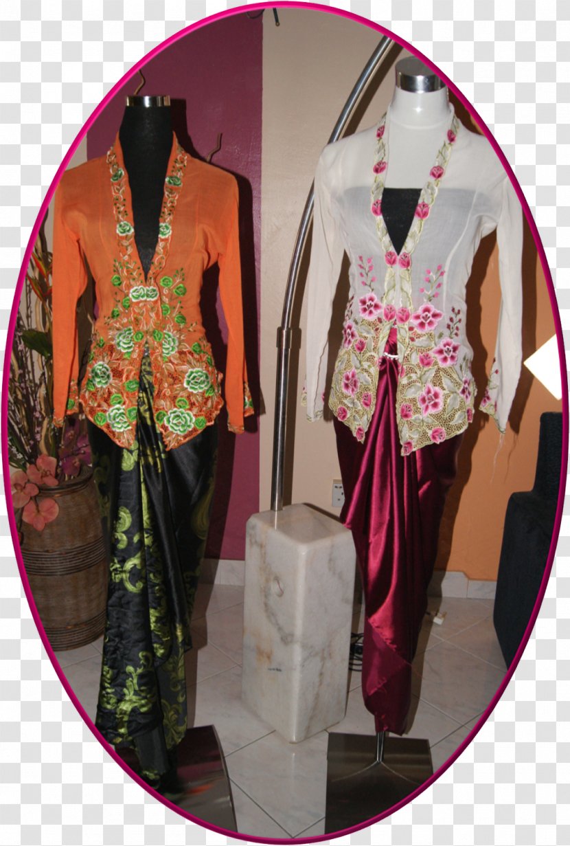 Kebaya Dress Brocade Peranakan Costume Design Transparent PNG