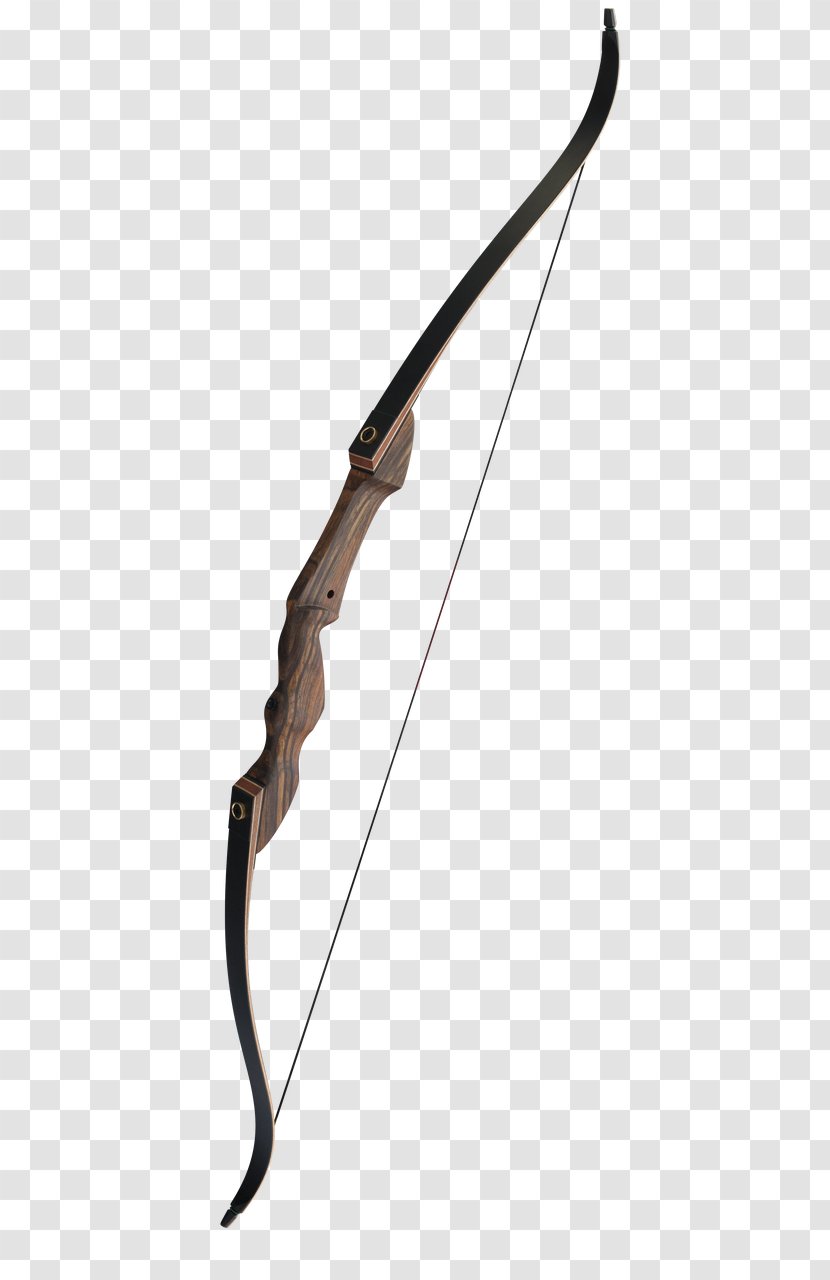 Recurve Bow Takedown And Arrow Archery - Ribbon Transparent PNG