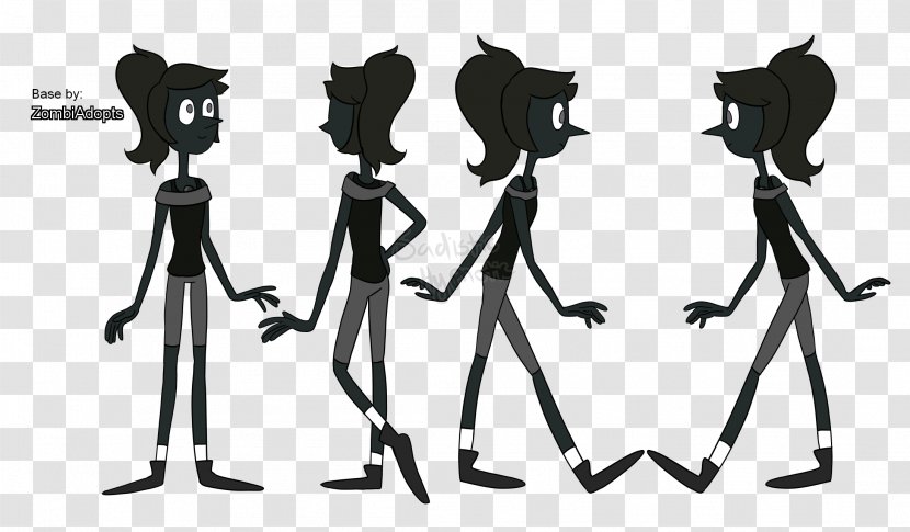 Human Silhouette Black Cartoon Character - Fiction Transparent PNG