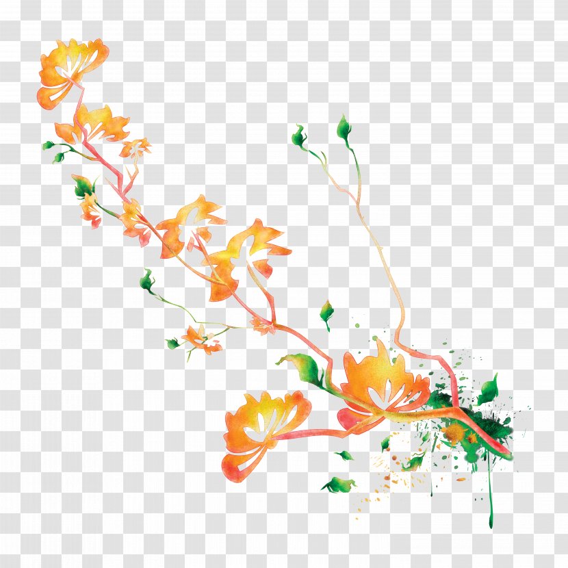 Floral Design Clip Art Petal Leaf - FLORAL AUTUMN Transparent PNG