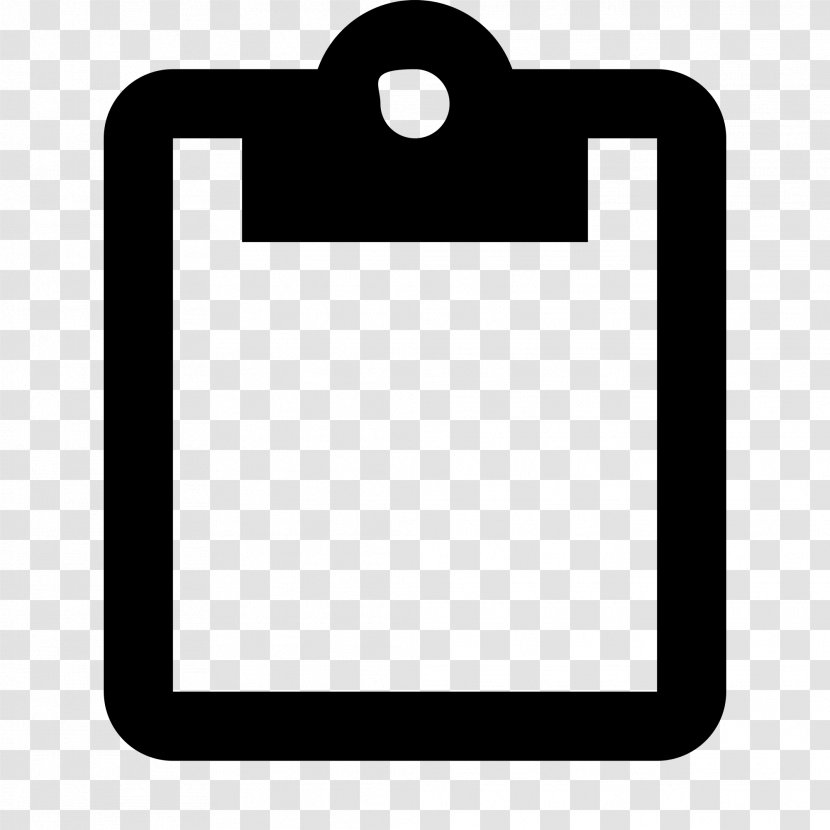 Clipboard - Mobile Phone Case - Black Transparent PNG