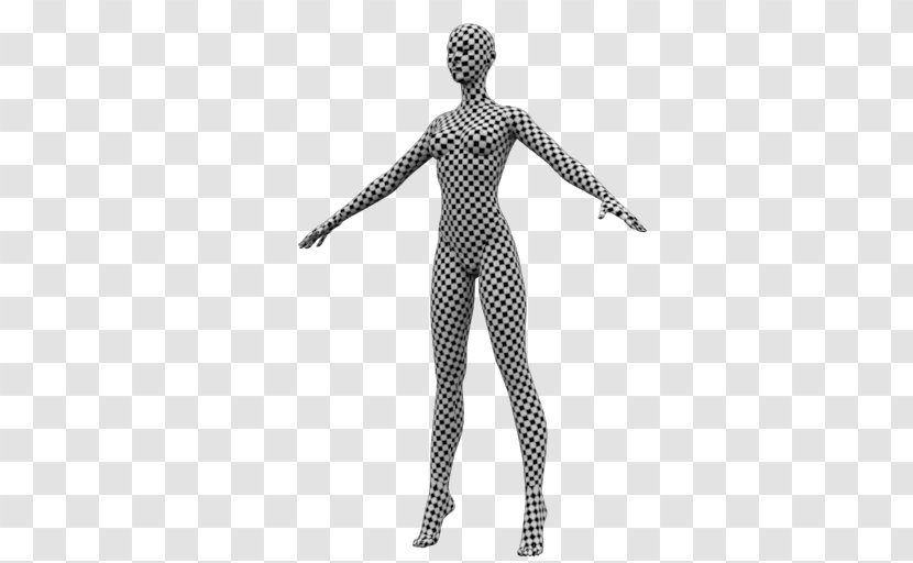Polygon Mesh 3D Computer Graphics Modeling Woman - Neck - Character Model Transparent PNG