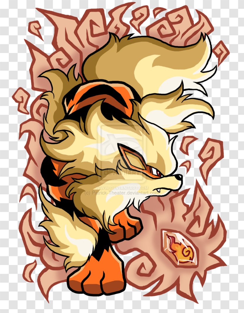 Arcanine Drawing Growlithe - Cartoon - Design Transparent PNG