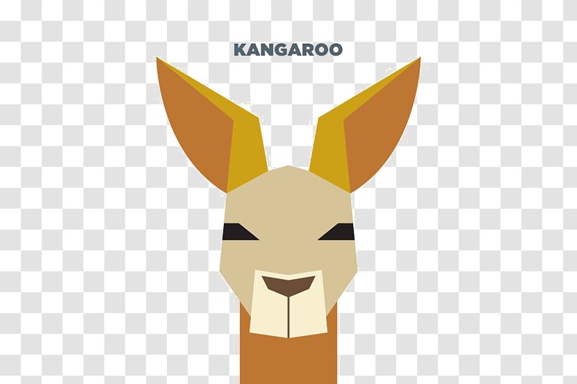 Pop Art Graphic Design Illustration - Kangaroo Transparent PNG