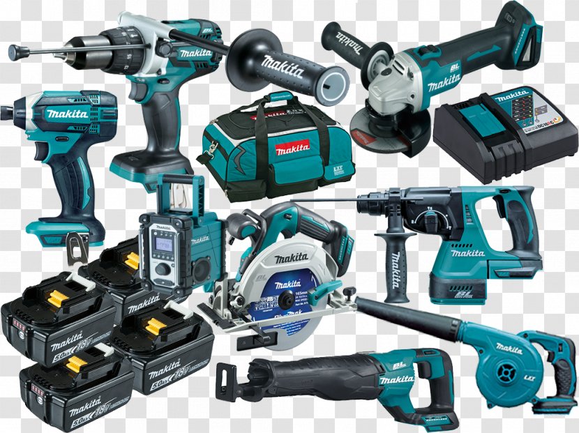 Impact Driver Makita LXT XFD07 AC Adapter Lithium-ion Battery - Machine - Drill Combo Transparent PNG