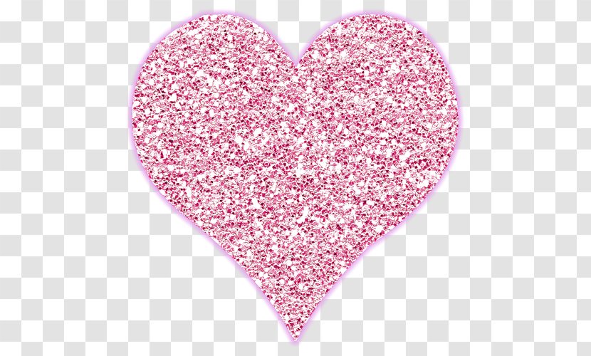 Glitter Heart Carpet Shag - Red - Hearts Transparent PNG