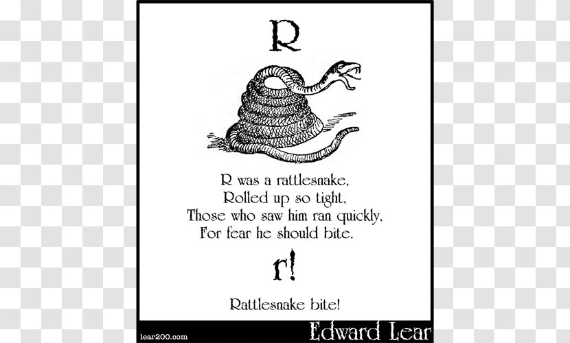 Paper Mammal Calligraphy Writing - Greeting Note Cards - Rattle Snake Transparent PNG
