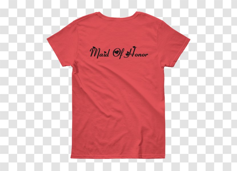 T-shirt Coca-Cola Clothing Raglan Sleeve - Maid Of Honor Transparent PNG