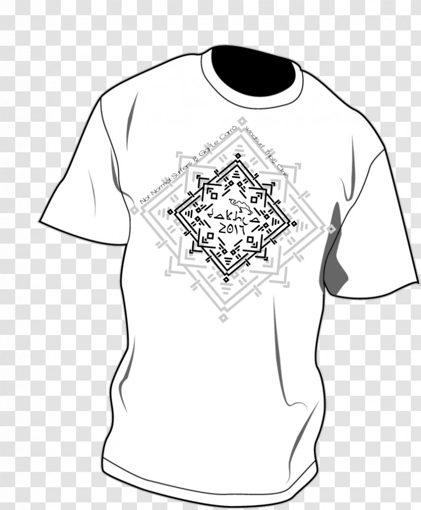 T-shirt Dress White Sleeve - Heart Transparent PNG