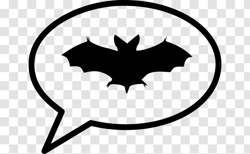 Bat Stencil Out Clip Art - Halloween Transparent PNG
