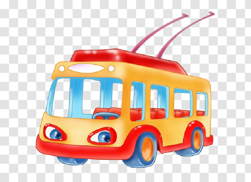 Trolleybus Transport Child Game - Playhouse - Bus Transparent PNG