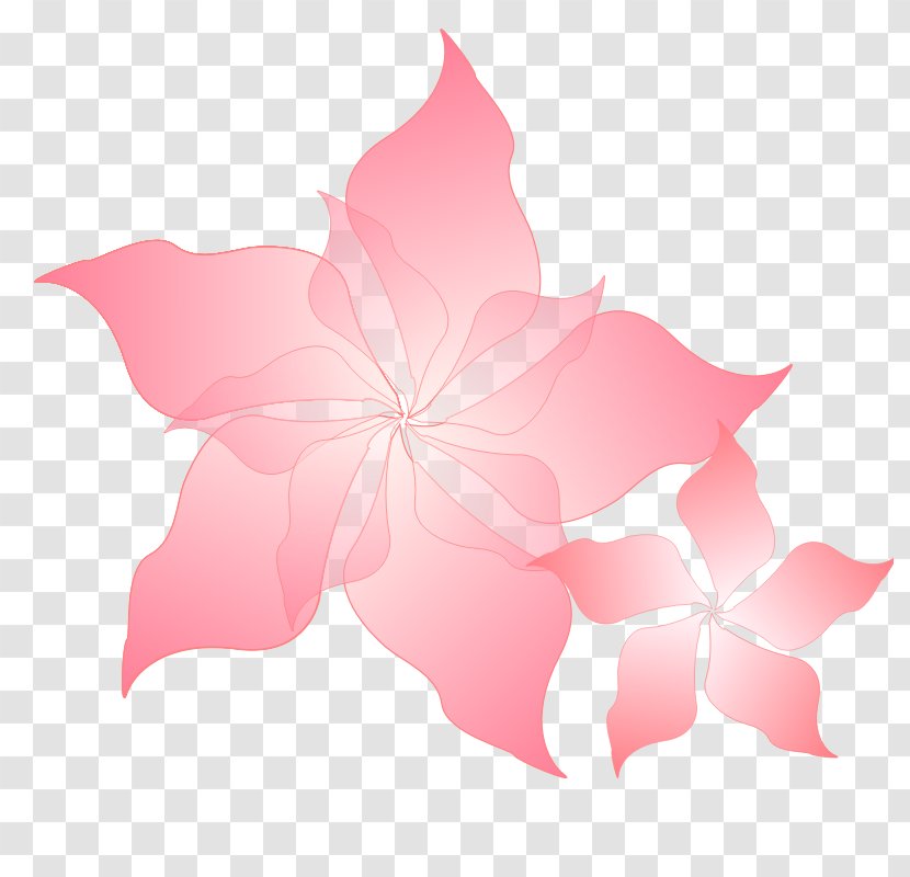 Flower Free Pink Clip Art - Symmetry - Images Transparent PNG
