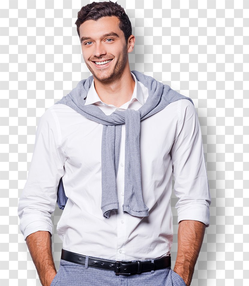 Smart Casual Male Shirt Clothing - Vip Card Shading Transparent PNG