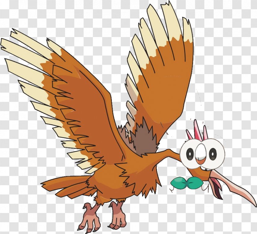 Fearow Spearow Pikachu Normal Pidgeot - Butterfree Transparent PNG