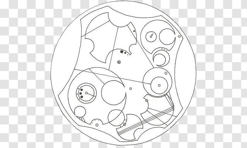 /m/02csf Line Art Drawing Circle Cartoon - Walking Shoe - Gallifreyan Transparent PNG