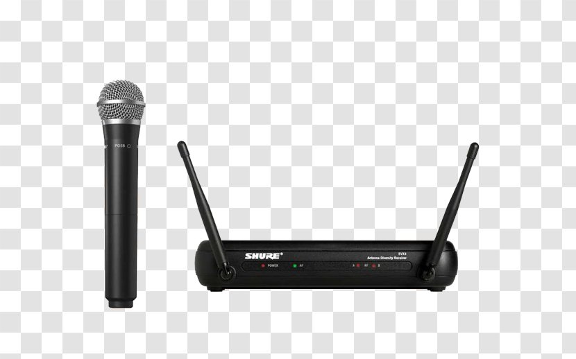 Wireless Microphone Shure SM58 - Beta 58a Transparent PNG