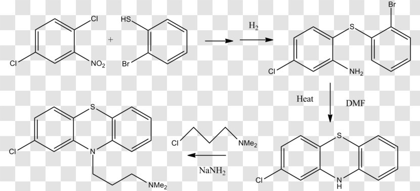 Chlorpromazine Phenothiazine Chemical Synthesis Metabolite Trifluoperazine - Substance - Intramuscular Injection Transparent PNG