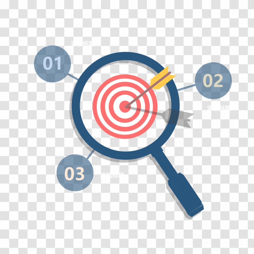 Magnifying Glass Download - Area - Vector And Bull's-eye In Conjunction With Figure Transparent PNG