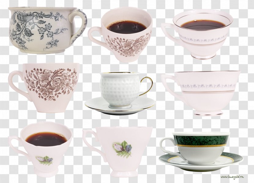 Coffee Cup Teacup Espresso Transparent PNG