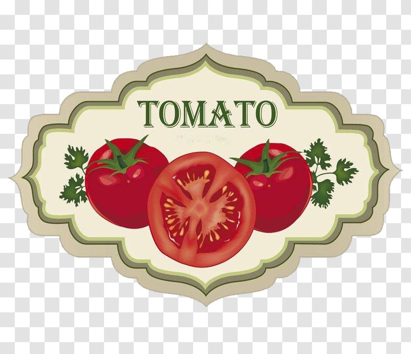 Tomato Sauce Label Ketchup - Stock - Design Transparent PNG