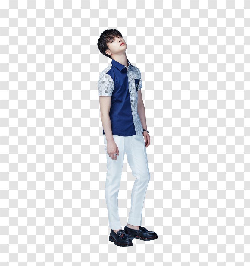 Jeans T-shirt Shoulder Outerwear Sleeve - Blue Transparent PNG