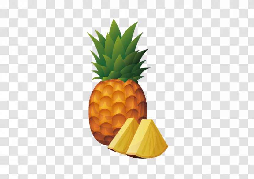 Fruit Pineapple Food Illustration - Vector Transparent PNG