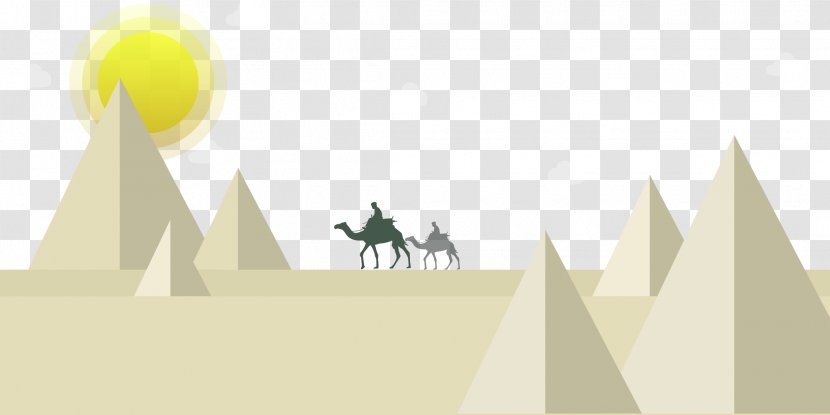 Text Cartoon Mammal Illustration - Computer - Vector Pyramid Transparent PNG