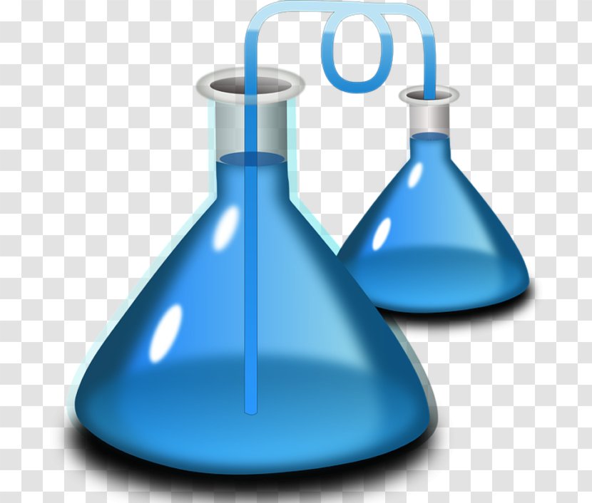 Laboratory Flasks Chemistry Clip Art - Erlenmeyer Flask - 实验 Transparent PNG