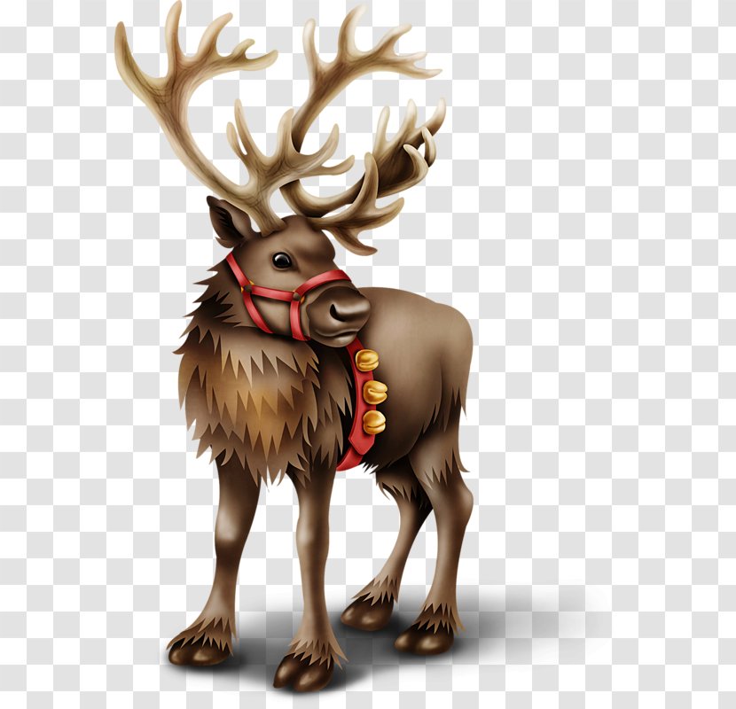 Clip Art Reindeer Moose Christmas Graphics - Main Melody Transparent PNG