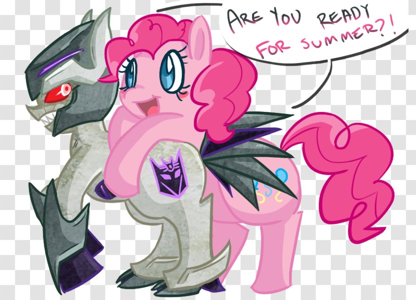 Megatron Pinkie Pie Pony Twilight Sparkle Horse - Heart Transparent PNG