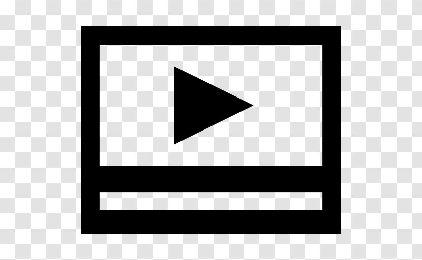 Rectangular Button - Logo - Video Player Transparent PNG