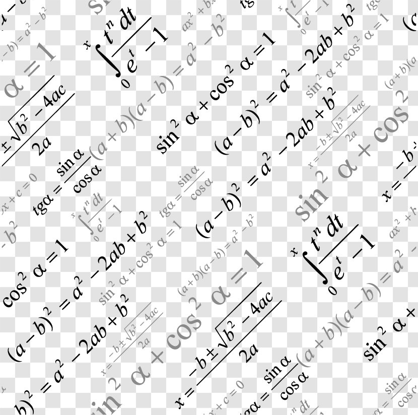 Formula Euclidean Vector Mathematics Element - Frame - One Shading Pattern Background Transparent PNG