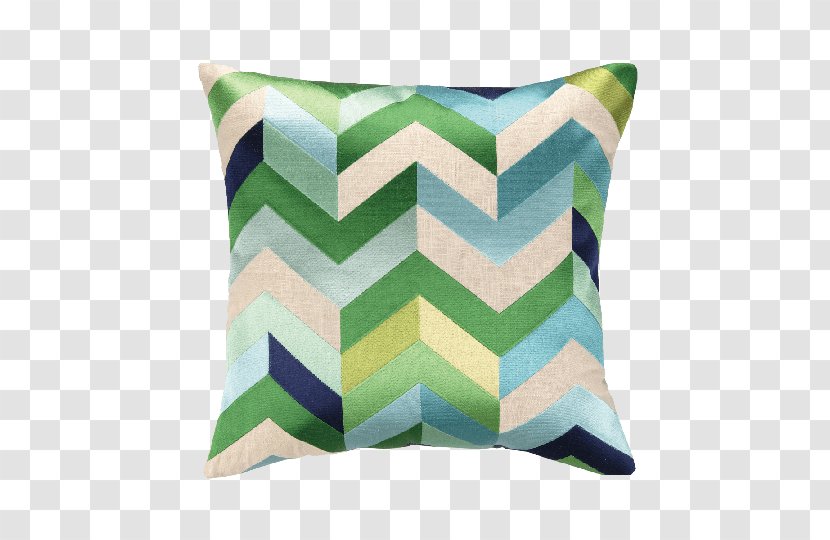 Throw Pillows Blue-green Couch Cushion - Bed - Pillow Transparent PNG