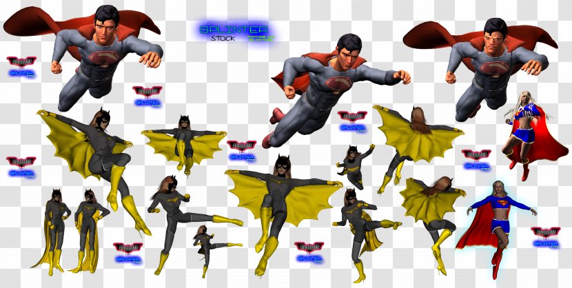 Superhero Cartoon Video Game - Splinters Transparent PNG