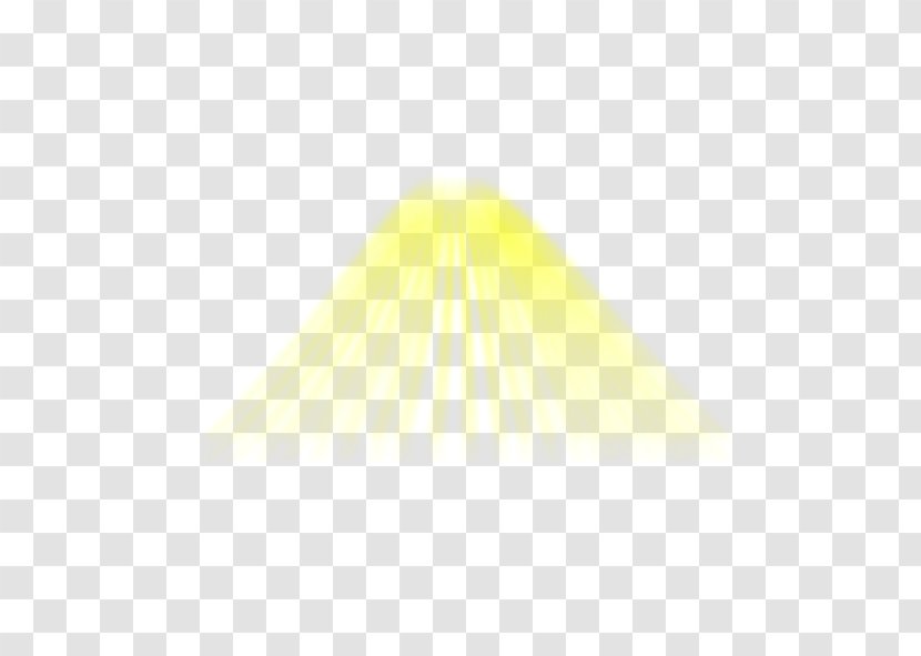 Yellow Triangle Pattern - Point - Light Transparent PNG