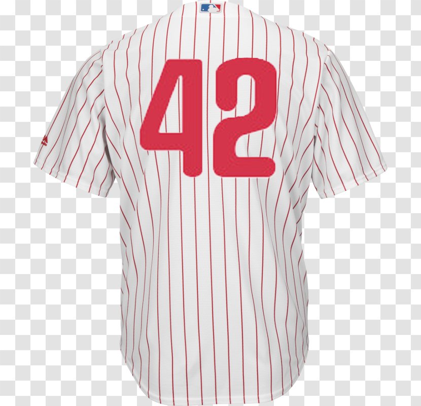 Philadelphia Phillies T-shirt MLB Majestic Athletic Jersey - Tshirt Transparent PNG