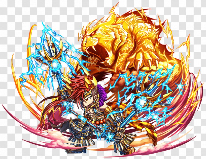 Brave Frontier Wikia Art Video Game - Fantastic - Thunders Transparent PNG