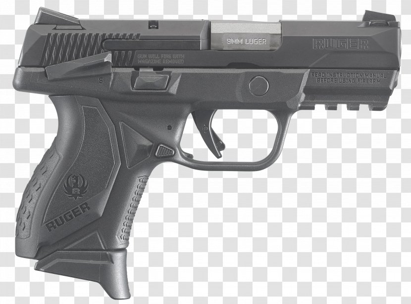 Ruger Security-9 9×19mm Parabellum Sturm, & Co. Pistol Firearm - Centerfire Ammunition - Shooting Traces Transparent PNG