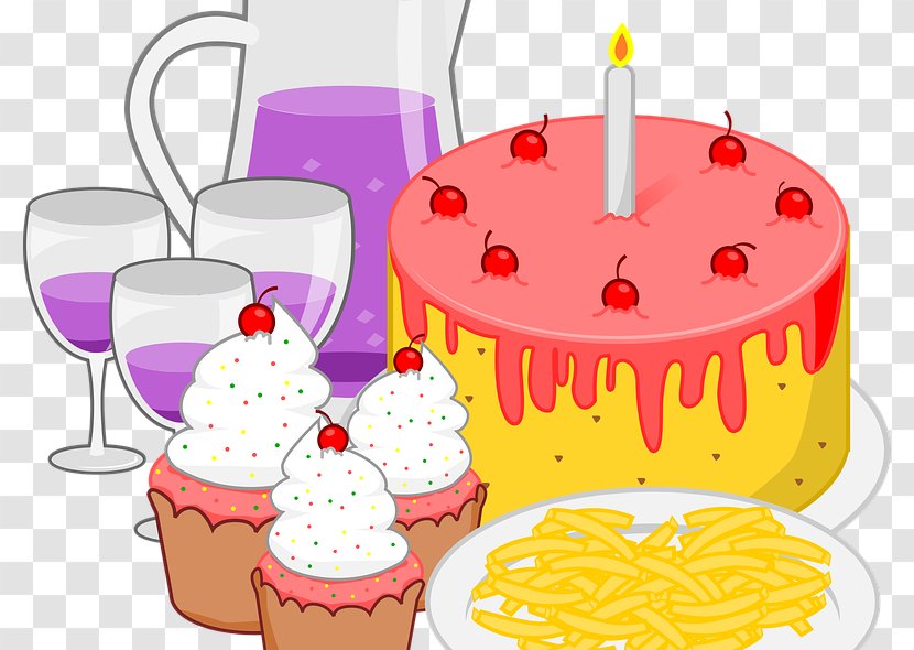 Birthday Cake Children's Party Clip Art - Royal Icing Transparent PNG