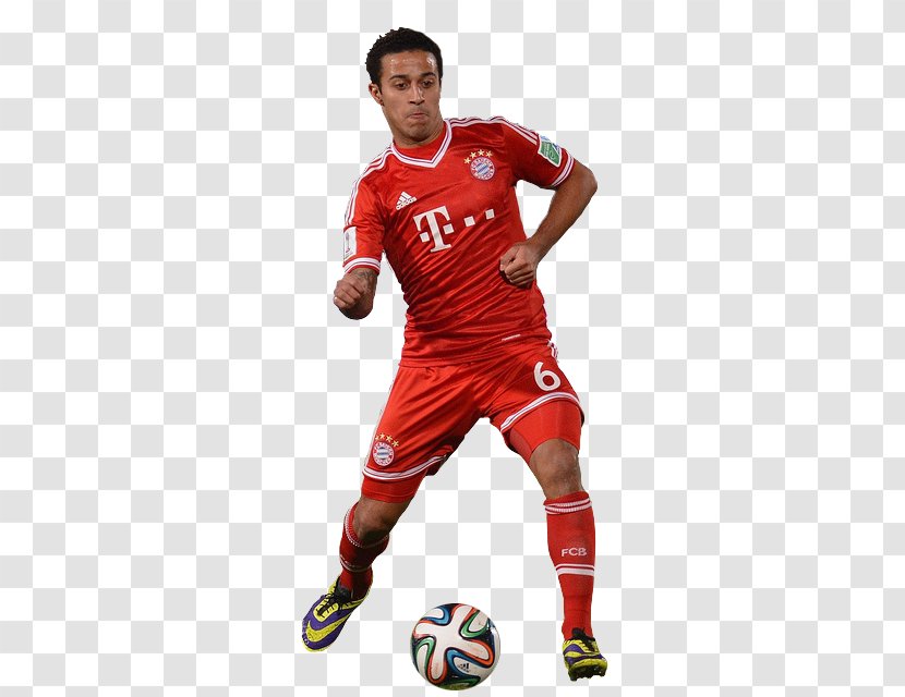 Thiago Alcántara Jersey Football Player Rendering - Ball - Alcantara Transparent PNG