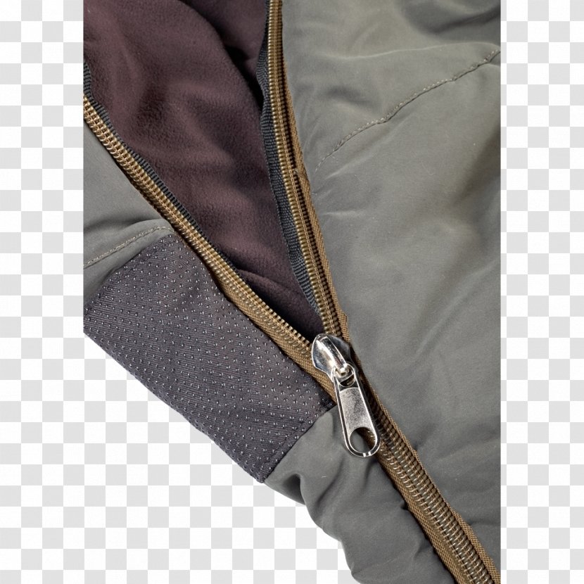 Khaki Zipper - Beige Transparent PNG