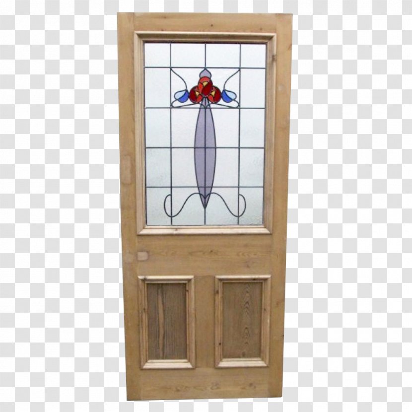 Window Wood Stained Glass Sliding Door - Art Transparent PNG