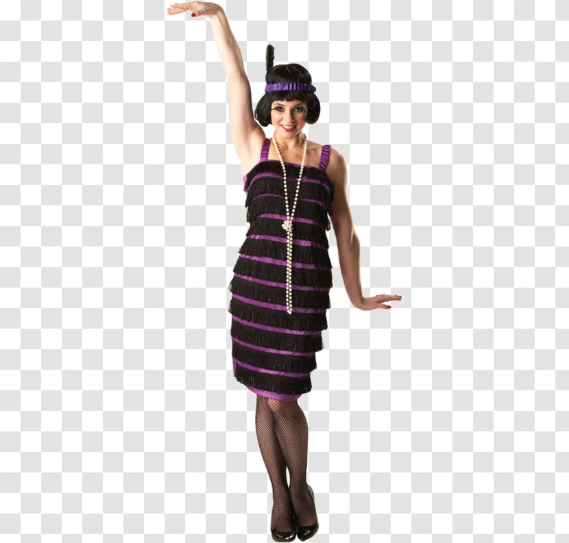 1920s Flapper Costume Party 1950s - Dress Transparent PNG