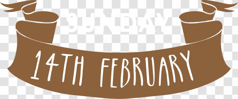 Banner February 14 - Logo - Chocolate Vector Transparent PNG