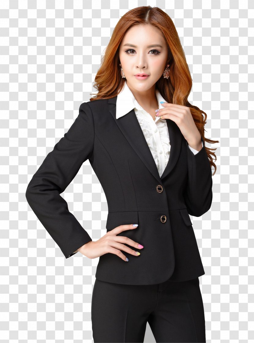 Suit Vest Formal Wear Scarf - Businessperson - Female Suits Transparent PNG
